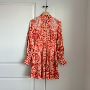 Zimmermann lantern Lyre dress 0 nwot